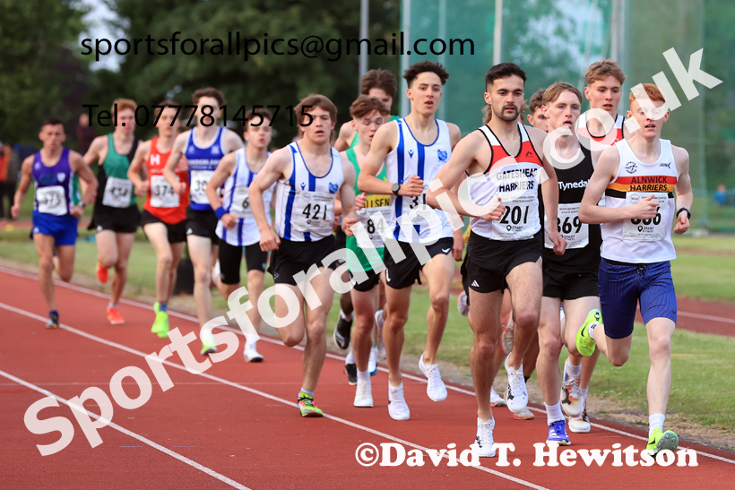 3000 metres, 2026 NEGP 2, Monkton Stadium, Wednesday, May 27th. Photo: David T. Hewitson/Sports for All Pics
